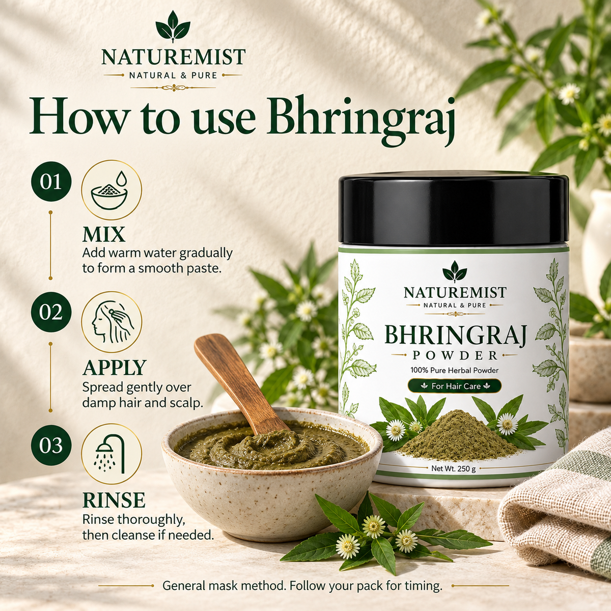 NatureMist Bhringraj Powder