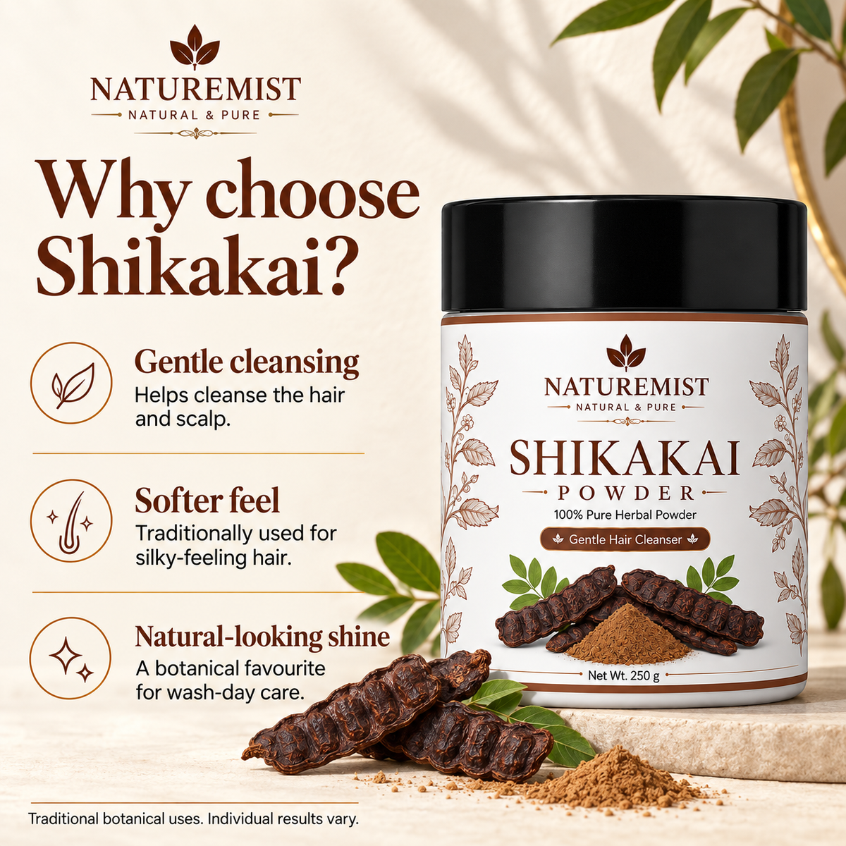NatureMist Shikakai Powder